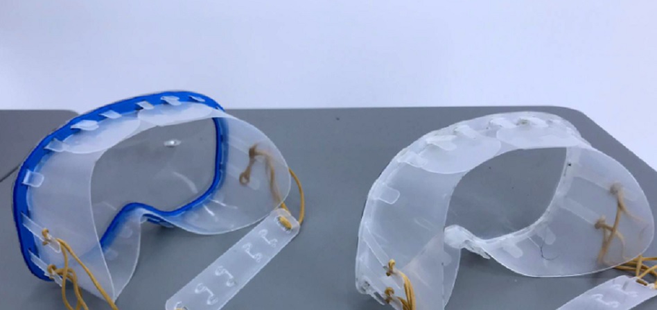 IED produce gafas y pantallas sanitarias contra el Covid-19